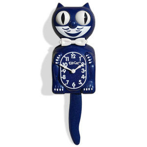 Limited Edition Galaxy Blue Kit-Cat Klock clock FREE US SHIPPING